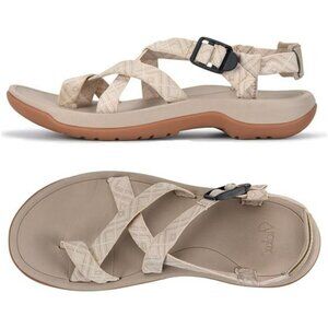 Womens sport hiking sandals with arch support water beach walking shoes